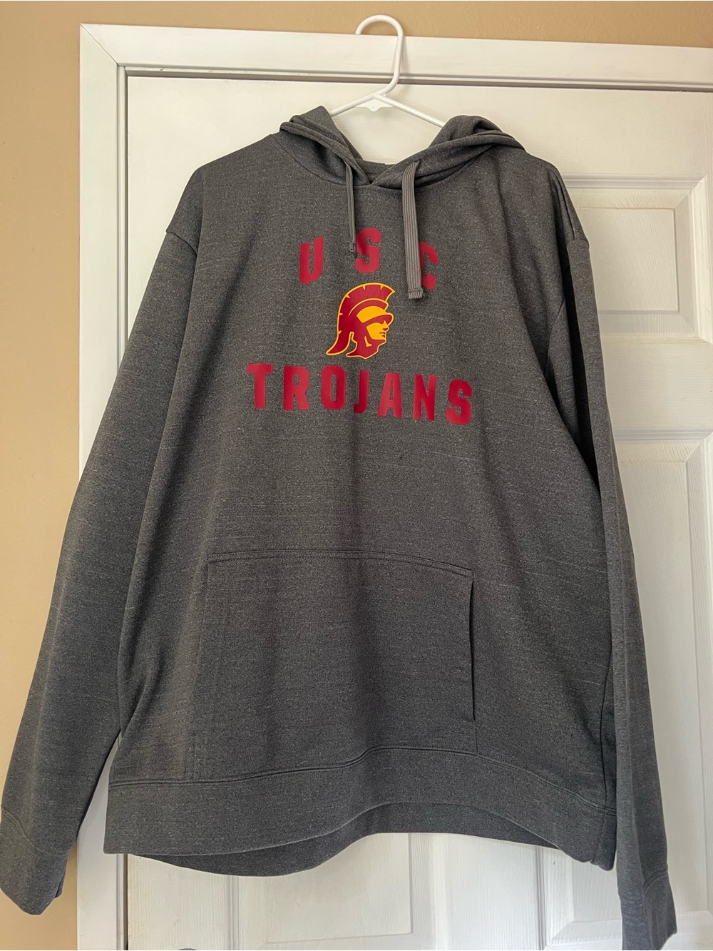 USC Gray Hooded Sweatshirt - Size 2XL